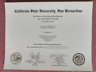 How to make fake Cal State San Bernardino diploma